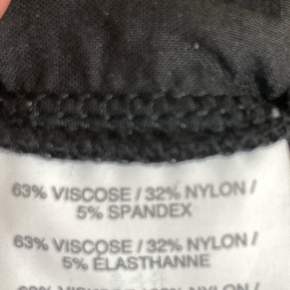 J.Crew Pixie Pants Black Skinny Ponte Knit Leggings Zipper Detail Size 4 - Picture 7 of 8